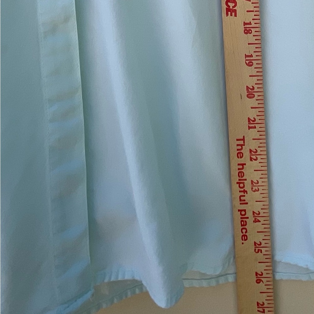 Gap Perfect Oxford Button Down Mint Green Shirt Size Med - Picture 8 of 11